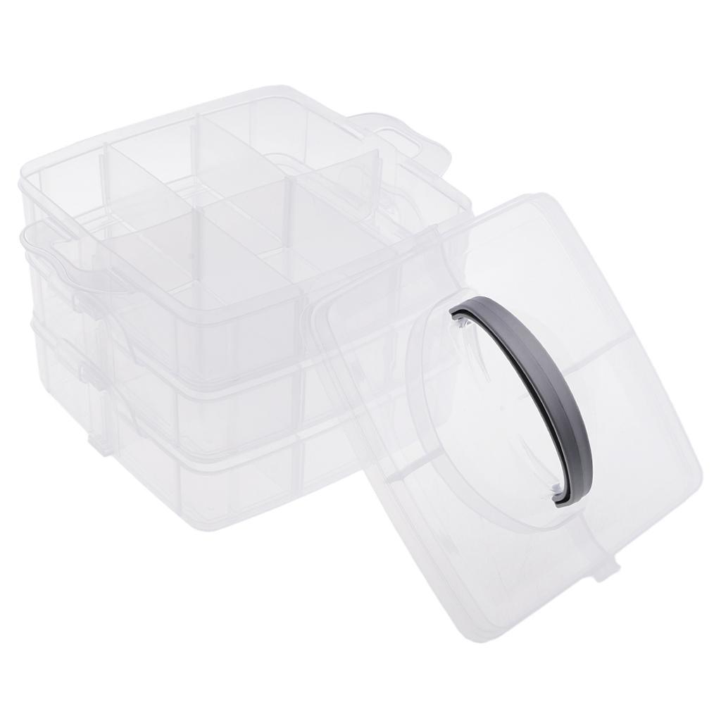 Maxbell Plastic Organizer Container Storage Box For Jewelry Beads Earring Container Tool Fishing Hook Small Accessories - Aladdin Shoppers
