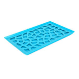 Maxbell Plastic Plates Pierced Storage Tray Dish Drain Rack Fruits Holder Blue - Aladdin Shoppers
