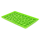 Maxbell Plastic Plates Pierced Storage Tray Dish Drain Rack Fruits Holder Green - Aladdin Shoppers