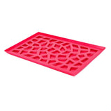 Maxbell Plastic Plates Pierced Storage Tray Dish Drain Rack Fruits Holder Rose Red - Aladdin Shoppers