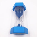 Maxbell Plastic Sandglass Hourglass Sand Clock Timers Desktop Clock 15 Minutes Blue - Aladdin Shoppers