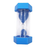 Maxbell Plastic Sandglass Hourglass Sand Clock Timers Desktop Clock 15 Minutes Blue - Aladdin Shoppers