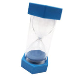 Maxbell Plastic Sandglass Hourglass Sand Clock Timers Desktop Clock 15 Minutes Blue - Aladdin Shoppers