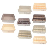 Maxbell Plastic Underwear Storage Organizer Sock Container Drawer No-Grid Light Gray - Aladdin Shoppers