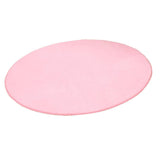 Maxbell Plush Pink Round Play Mat / Rug for Kids Baby Crawling Rugs Carpet Indoor Outdoor Play Tent Pad Soft & Thick - Aladdin Shoppers