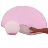 Maxbell Plush Pink Round Play Mat / Rug for Kids Baby Crawling Rugs Carpet Indoor Outdoor Play Tent Pad Soft & Thick - Aladdin Shoppers