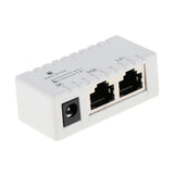 Maxbell POE Injector Splitter over Ethernet Adapter IP Camera LAN Network DC White - Aladdin Shoppers