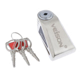 Maxbell Polished DX9 Disc Brake Lock Safety Waterproof For Motorcycles Scooter Bike - Aladdin Shoppers