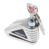 Maxbell Polished DX9 Disc Brake Lock Safety Waterproof For Motorcycles Scooter Bike - Aladdin Shoppers
