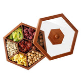 Maxbell Poratble Home Candy Nuts Storage Box Wedding Candy Nut Serving Tray Pine - Aladdin Shoppers