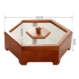 Maxbell Poratble Home Candy Nuts Storage Box Wedding Candy Nut Serving Tray Pine - Aladdin Shoppers