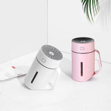 Maxbell Portable Air Humidifier Home Office Car USB 420ml LED Multi-color Pink A - Aladdin Shoppers