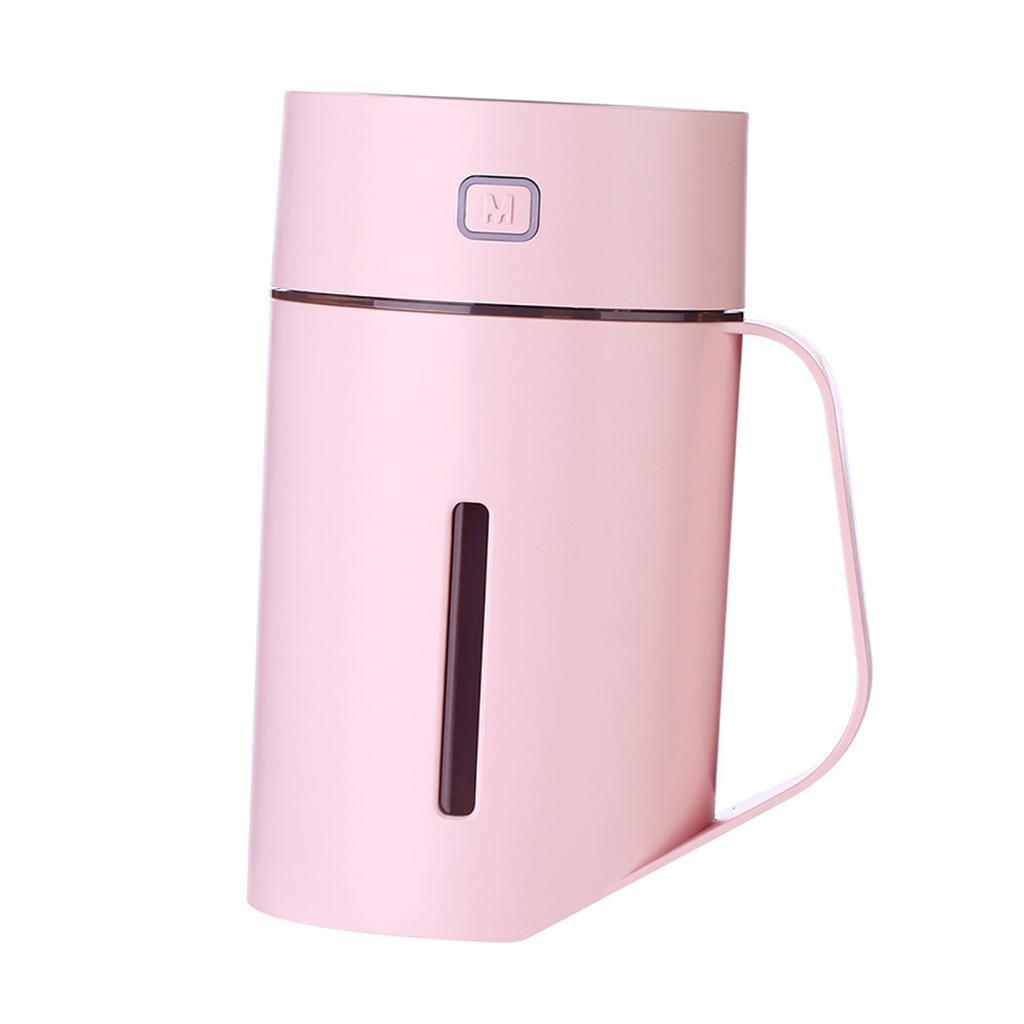 Maxbell Portable Air Humidifier Home Office Car USB 420ml LED Multi-color Pink A - Aladdin Shoppers