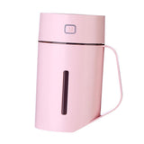 Maxbell Portable Air Humidifier Home Office Car USB 420ml LED Multi-color Pink A - Aladdin Shoppers