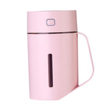 Maxbell Portable Air Humidifier Home Office Car USB 420ml LED Multi-color Pink A - Aladdin Shoppers