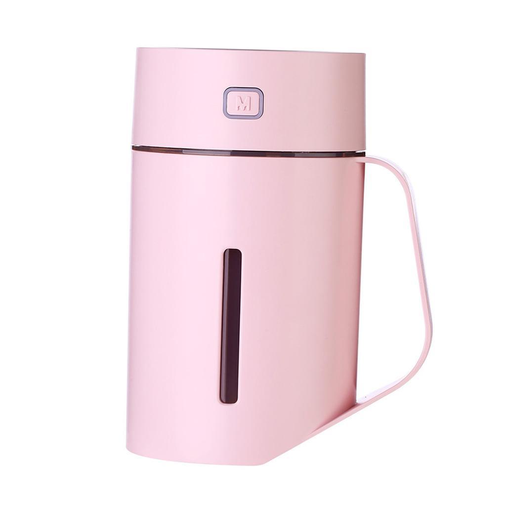 Maxbell Portable Air Humidifier Home Office Car USB 420ml LED Multi-color Pink A - Aladdin Shoppers