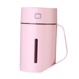Maxbell Portable Air Humidifier Home Office Car USB 420ml LED Multi-color Pink A - Aladdin Shoppers