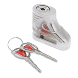 Maxbell Portable Anti-theft DX3 Disc Brake Lock Locking Zinc-alloy ATV Bike Silver - Aladdin Shoppers