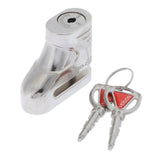 Maxbell Portable Anti-theft DX3 Disc Brake Lock Locking Zinc-alloy ATV Bike Silver - Aladdin Shoppers