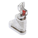 Maxbell Portable Anti-theft DX3 Disc Brake Lock Locking Zinc-alloy ATV Bike Silver - Aladdin Shoppers