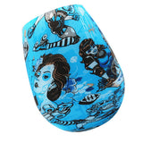 Maxbell Portable Folding Cup Soft Silicone Water Red Wine Cup Blue Skull - Aladdin Shoppers