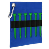 Maxbell Portable Golf Tee Ball Storage Bag, Zippered Holder Golf Ball Accessories Pouch With Carabiner Golfing Accessories - Aladdin Shoppers
