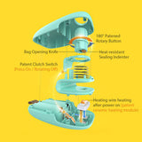 Maxbell Portable Mini Heat Bag Sealer Sealing Machine Plastic Bag Packaging Green - Aladdin Shoppers