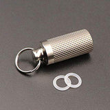 Maxbell Portable Waterproof Pocket Pill Box Container Fob Capsule Keychain Keyring - Aladdin Shoppers