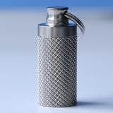 Maxbell Portable Waterproof Pocket Pill Box Container Fob Capsule Keychain Keyring - Aladdin Shoppers