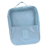 Maxbell Portable Waterproof Shoe Storage Bag Zippered Travel Organizer SkyBlue