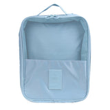 Maxbell Portable Waterproof Shoe Storage Bag Zippered Travel Organizer SkyBlue - Aladdin Shoppers