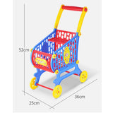 Maxbell Precious Plastic Shopping Cart Handcart for Kids & Toddler Pretend Play Toys - Aladdin Shoppers