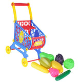 Maxbell Precious Plastic Shopping Cart with Food for Kids Toddler Pretend Play Toys - Aladdin Shoppers