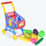 Maxbell Precious Plastic Shopping Cart with Food for Kids Toddler Pretend Play Toys - Aladdin Shoppers