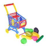 Maxbell Precious Plastic Shopping Cart with Food for Kids Toddler Pretend Play Toys - Aladdin Shoppers