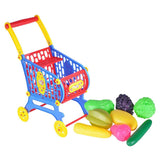 Maxbell Precious Plastic Shopping Cart with Food for Kids Toddler Pretend Play Toys - Aladdin Shoppers