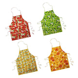 Maxbell Printed Apron Cotton Fruit Pattern Apron for Unisex Red Apple - Aladdin Shoppers