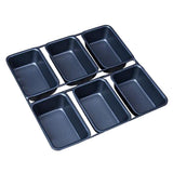 Maxbell Professional 6 Cup Non-Stick Linked Mini Loaf Pans for Small Bread, Loaf, Muffin, Brownie, Cornbread, Cheesecake and More - Aladdin Shoppers