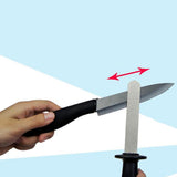 Maxbell Professional Diamond Kitchen Sharpener Rod Sharpening Tool Sharpener 22cm - Aladdin Shoppers