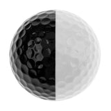 Maxbell Professional Golf Ball - 42.6mm Soft Rubber Balls - Black & White