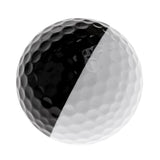 Maxbell Professional Golf Ball - 42.6mm Soft Rubber Balls - Black & White - Aladdin Shoppers