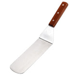 Maxbell Professional Steak Turner / Spatula Ladle Wooden Handle Stainless Steel B - Aladdin Shoppers