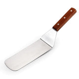 Maxbell Professional Steak Turner / Spatula Ladle Wooden Handle Stainless Steel B - Aladdin Shoppers