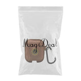 Maxbell Protective PU Leather Case Cover - Anti Lost Skin Case for Airpods Khaki - Aladdin Shoppers