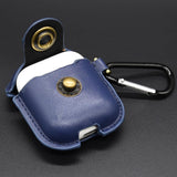 Maxbell Protective PU Leather Case Cover - Anti Lost Skin Case for Airpods Khaki - Aladdin Shoppers