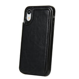 Maxbell PU-Leather Dustproof Phone Full Cover Container w/Card-slot For iPhoneXR