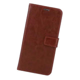 Maxbell PU Leather Flip Phone Case with Card Slot for Samsung Galaxy S10 E Brown - Aladdin Shoppers
