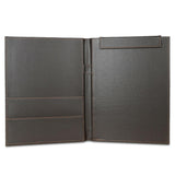 Maxbell PU Leather Menus Resume Portfolio Contract Folder Pad A4/A6 Coffee 49x32.5cm - Aladdin Shoppers