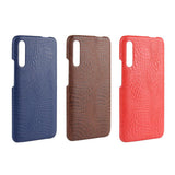 Maxbell PU Leather Phone Case For Huawei Honor 9x/9x pro Alligator Coated Dark Blue - Aladdin Shoppers