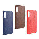 Maxbell PU Leather Phone Case For Huawei Honor 9x/9x pro Alligator Coated Dark Blue - Aladdin Shoppers